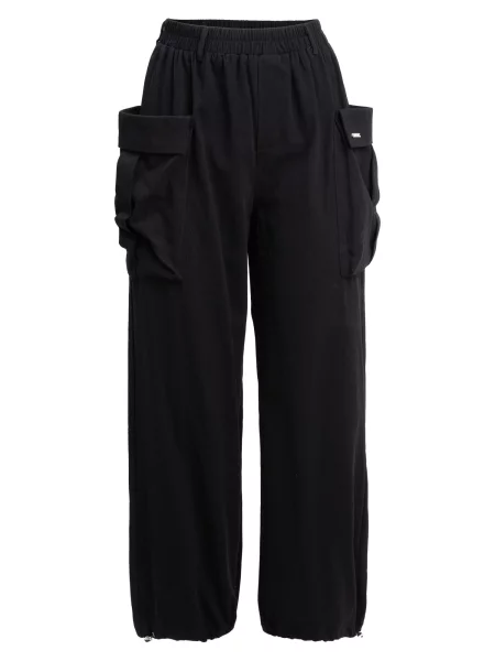 Influencer Pantaloni cu Drawstring' negru