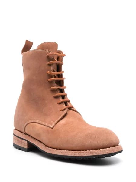 Botine Guidi cu șireturi din piele
