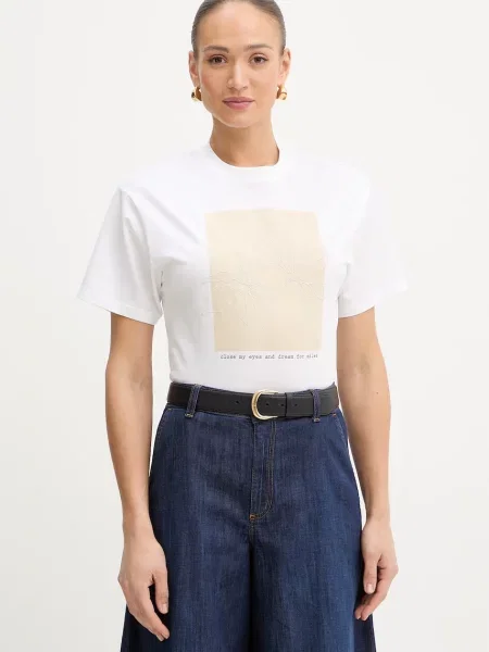 Twinset tricou din alb