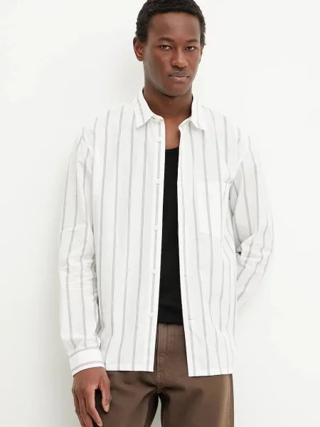 Marc O'Polo camasa din barbati cu guler italian relaxed alb