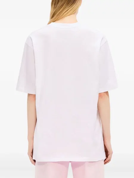 Tricou Msgm cu imagine alb