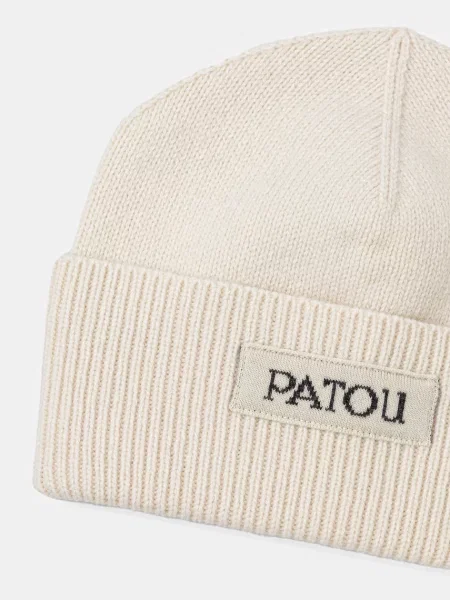 Шерстяная шапка Patou бежевая