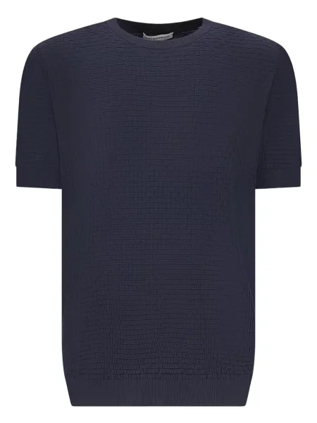 Tricou Goes Botanical tricotate albastru