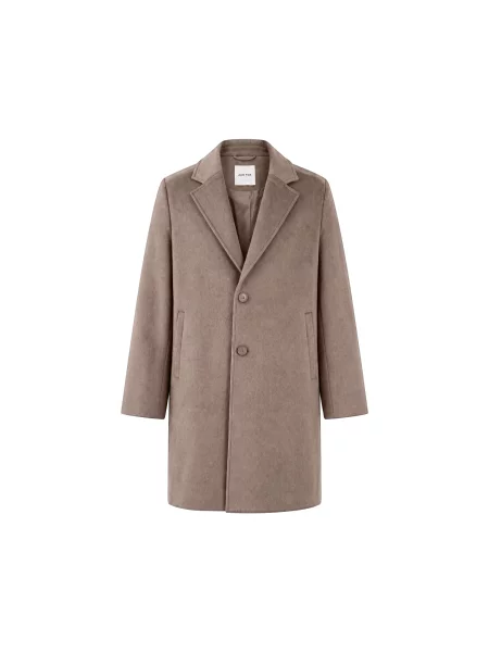DAN FOX APPAREL Palton de primăvară-toamnă Frederik taupe gri