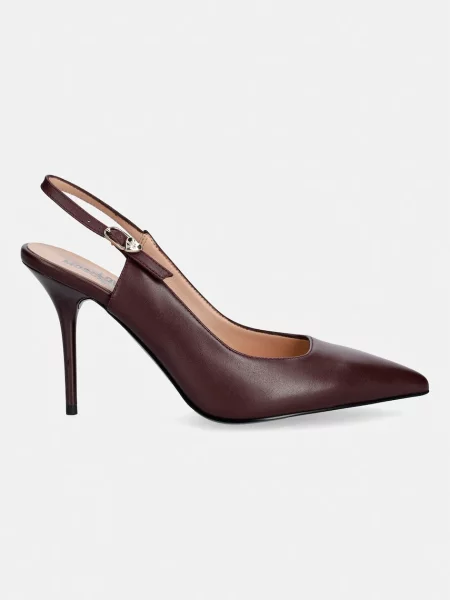 Love Moschino pantofi cu stiletto din piele