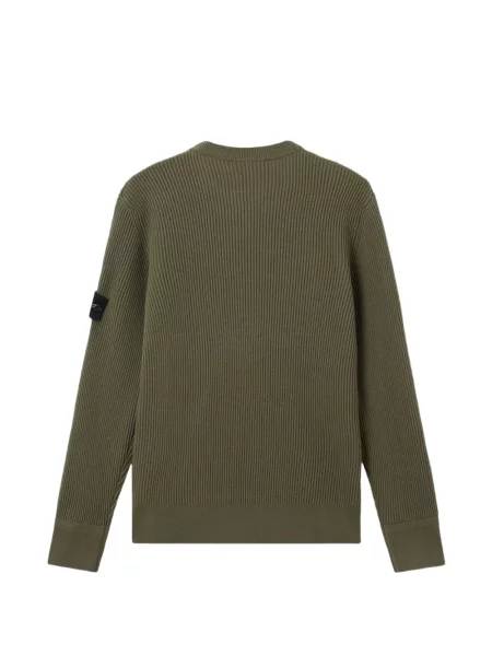 Pulover Stone Island cu strasuri verde