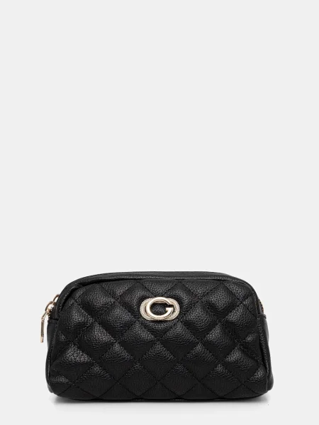Козметична чанта Guess черно