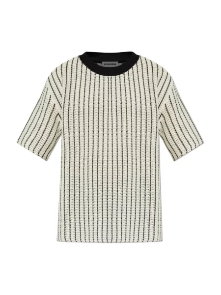 Koszulka Jil Sander beżowa