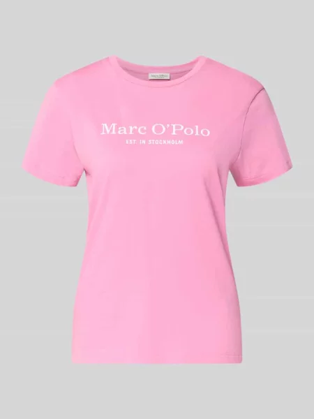 T-shirt o kroju regular fit z czystej bawełny Marc O'polo
