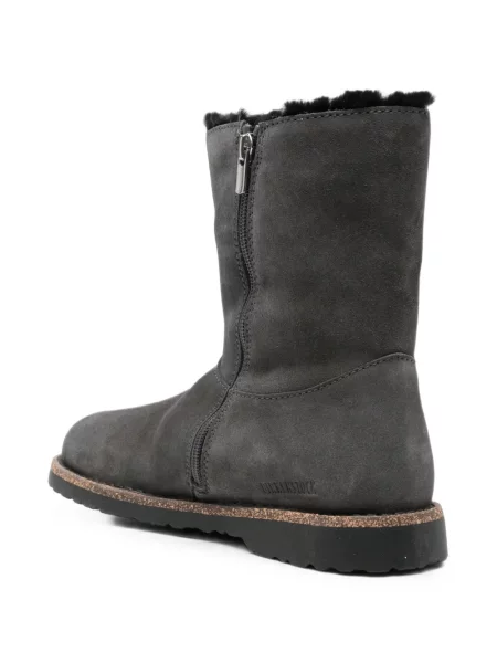 Botine Birkenstock din piele de căprioară gri