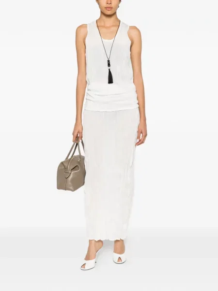 Fusta maxi Toteme alb