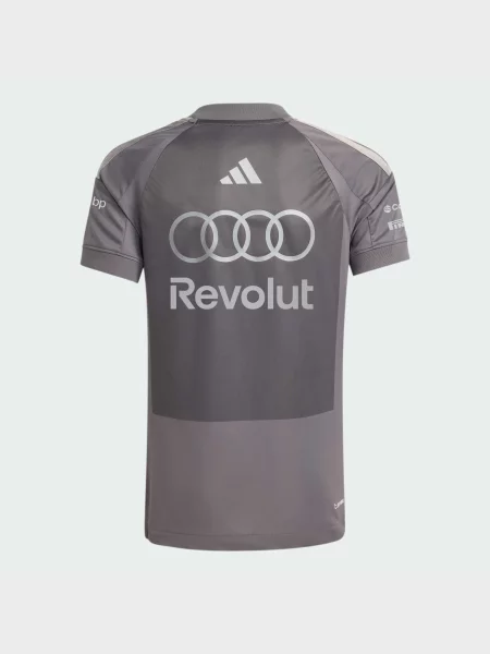 Дитяча Спортивна футболка adidas перероблений сірий