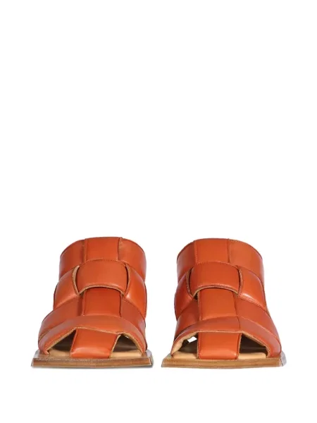 Papuci tip mules Miista maro