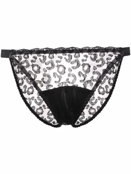 Chiloți Fleur Of England transparente negru