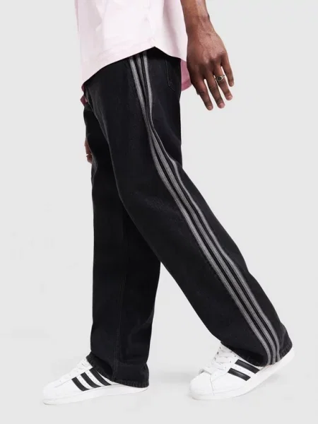 Džíny adidas Firebird Jeans Trublc 30 černé