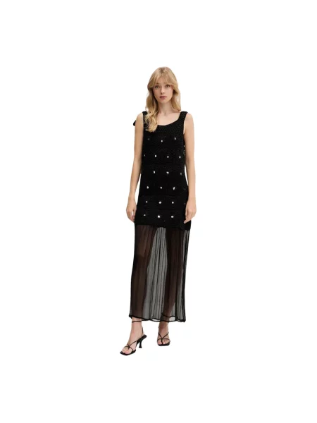 Sukienka maxi Never Fully Dressed czarna