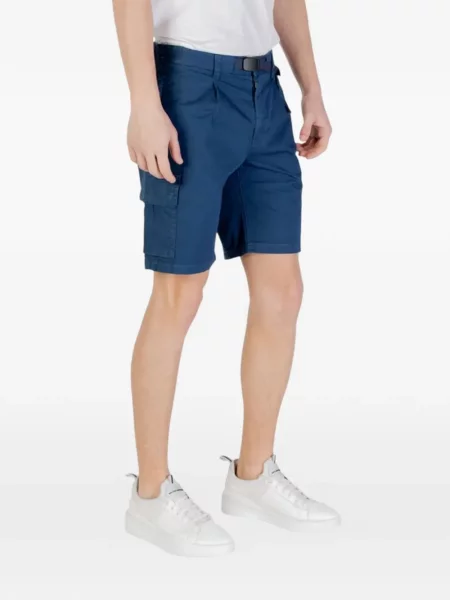 Cu centură pantaloni scurți cargo Boss albastru