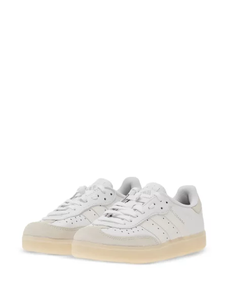 Pruhované pás kalhoty jogger Adidas s potiskem růžové