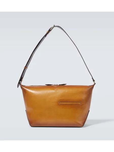 Usnjena torba Berluti rjava