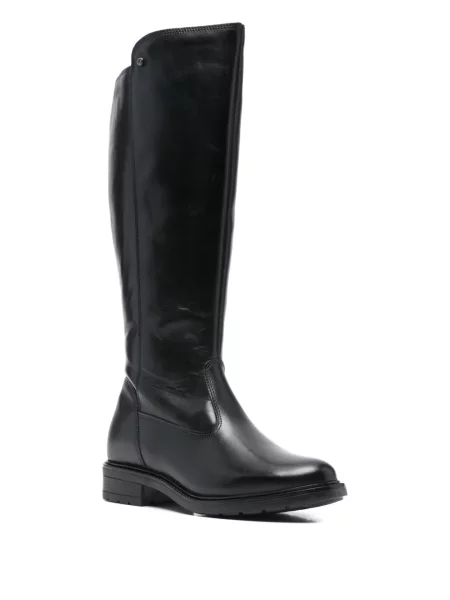 Botine Keys din piele negru