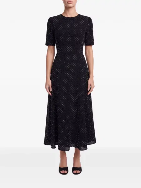 Stras rochie midi Post Meridiem negru