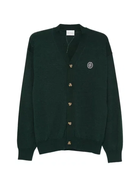 Cardigan Drole De Monsieur cu autograf verde