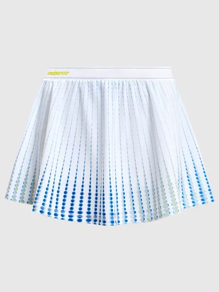 Спідниця-шорти міні Dots з логотипом Casablanca біла