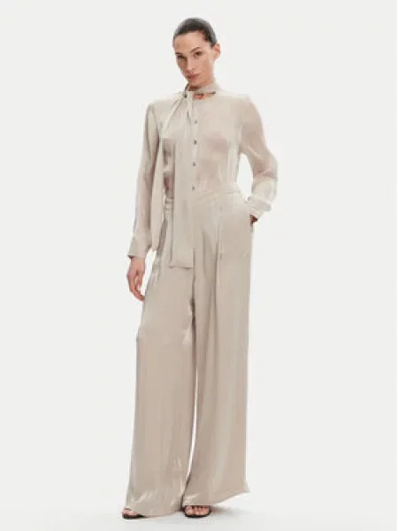 MICHAEL Michael Kors Palazzo kalhoty Wide Leg béžová