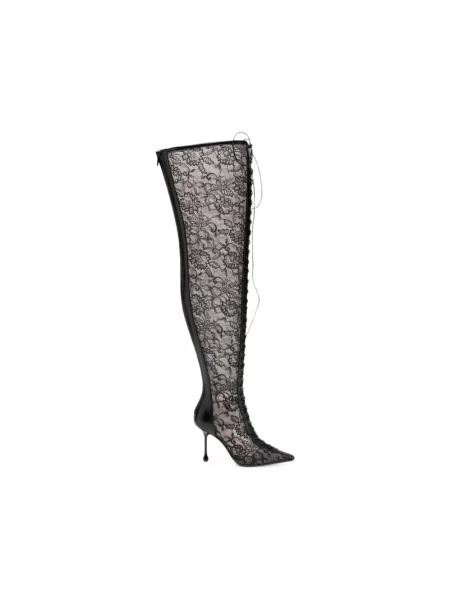 Kozaki Jimmy Choo skórzane czarne