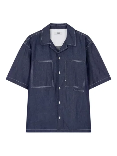 Cămașă Studio Tomboy scurtă albastru