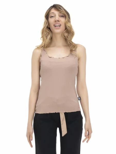 Top Leone 1947 Apparel beżowy
