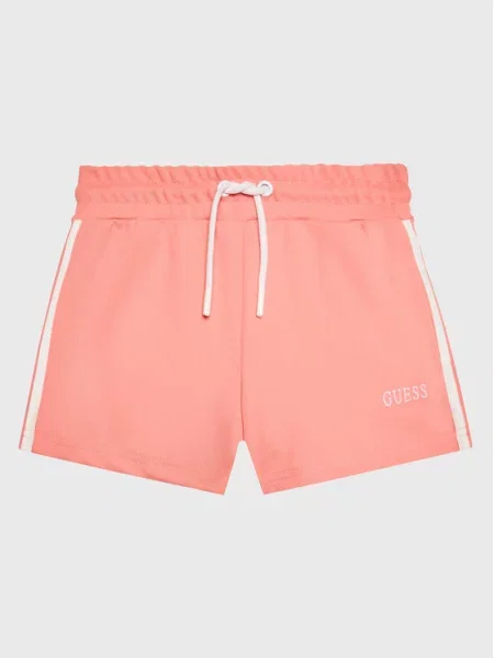 Guess Szorty sportowe różowy