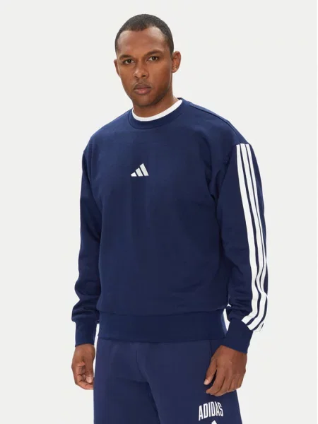 Adidas Mikina Essentials Modrá biela