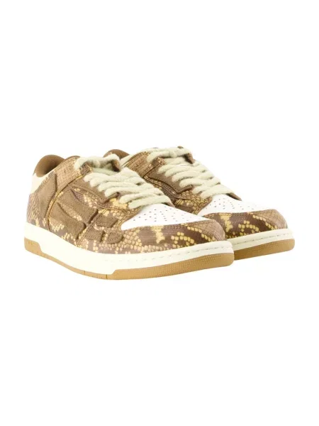 Sneakersy Amiri skórzane brązowe