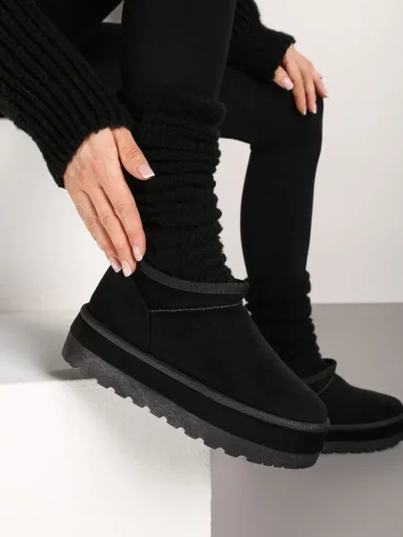 Cizme de zăpadă scurte Vices cu Bordură Decorativă Olfedi negre