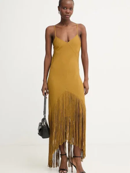 Pinko білизняна сукня з віскозою