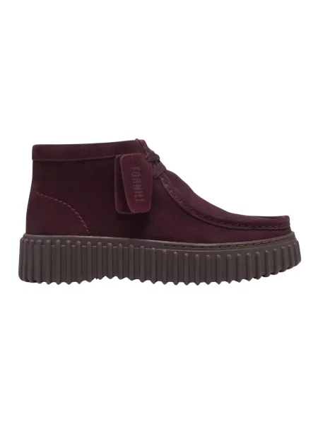Buty do kostki Clarks czerwone