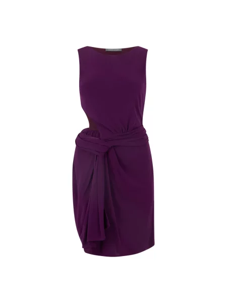 Sukienka Alberta Ferretti fioletowa