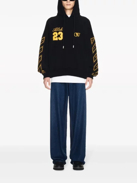 Hanorac cu glugă Off-white alb