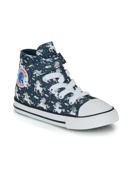 Členkové topánky Converse modrá
