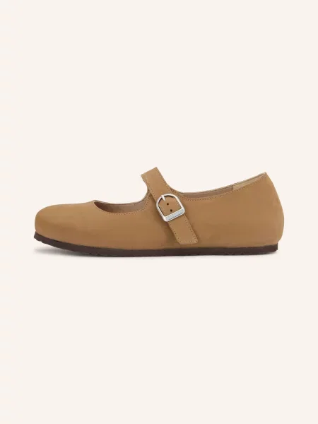 Birkenstock Mary Jane Baleríny Santa Clarita béžová