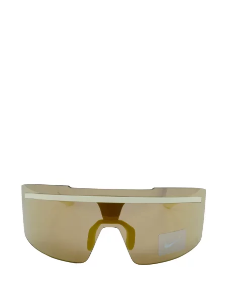 Ochelari de soare Nike de catifea cu autograf retro alb