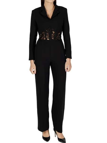 Kombinezon Morgan De Toi koronkowy czarny