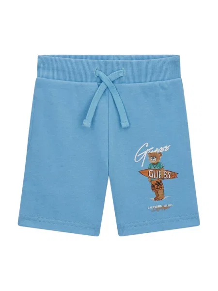 Guess Pantaloni scurți sport albastru