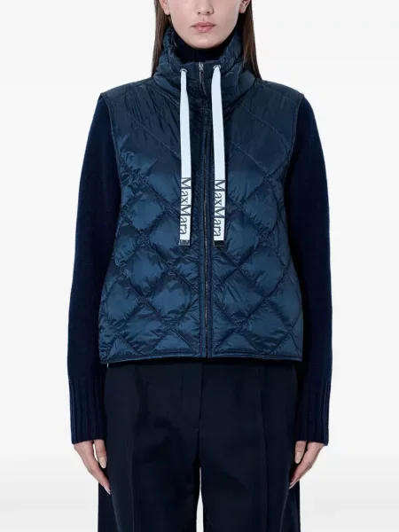 Matlasat vestă Max Mara albastru