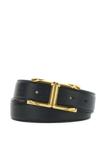 Curea Elisabetta Franchi din piele negru