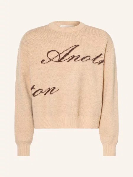 Another Cotton Lab Sweter beige beżowy