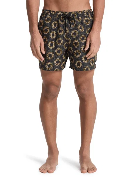 QUIKSILVER Plavecké šortky Everyday Volley medová / tmavosivá čierna