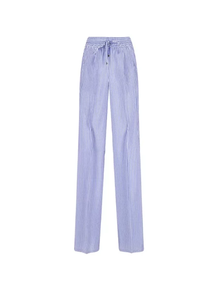 Pantaloni Kiton cu dungi albastru