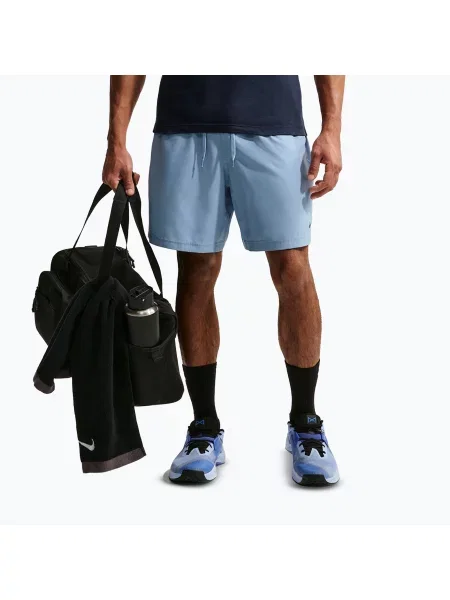 Шорти для бігу Nike Form Dri-FIT 7" Unlined Versatile work blue/black чорні